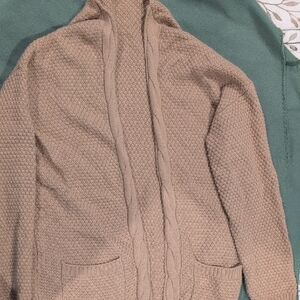 SHEIN Tan Knit Cardigan
